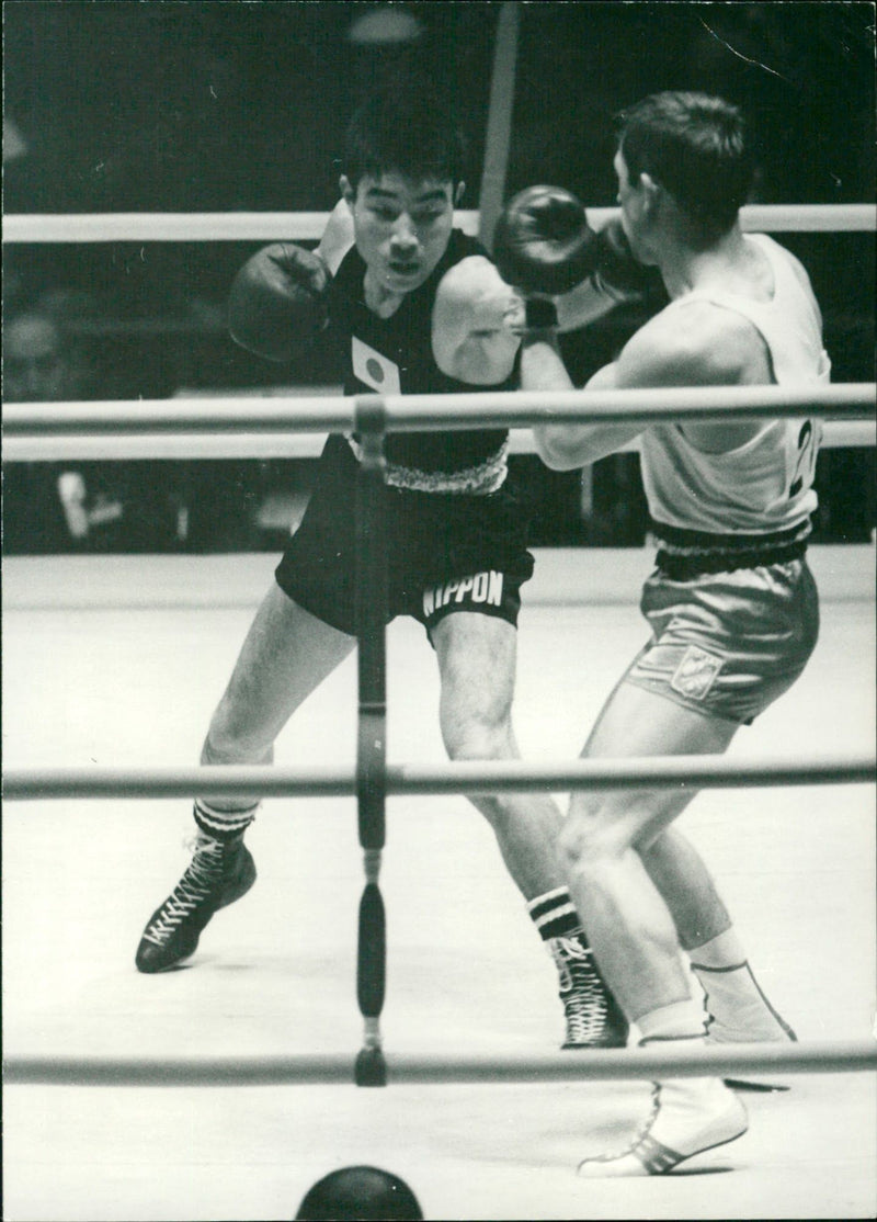 1964 Summer Olympics - Boxing - Vintage Photograph