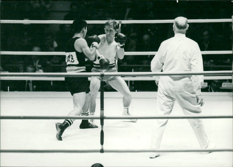 1964 Summer Olympics - Boxing - Vintage Photograph