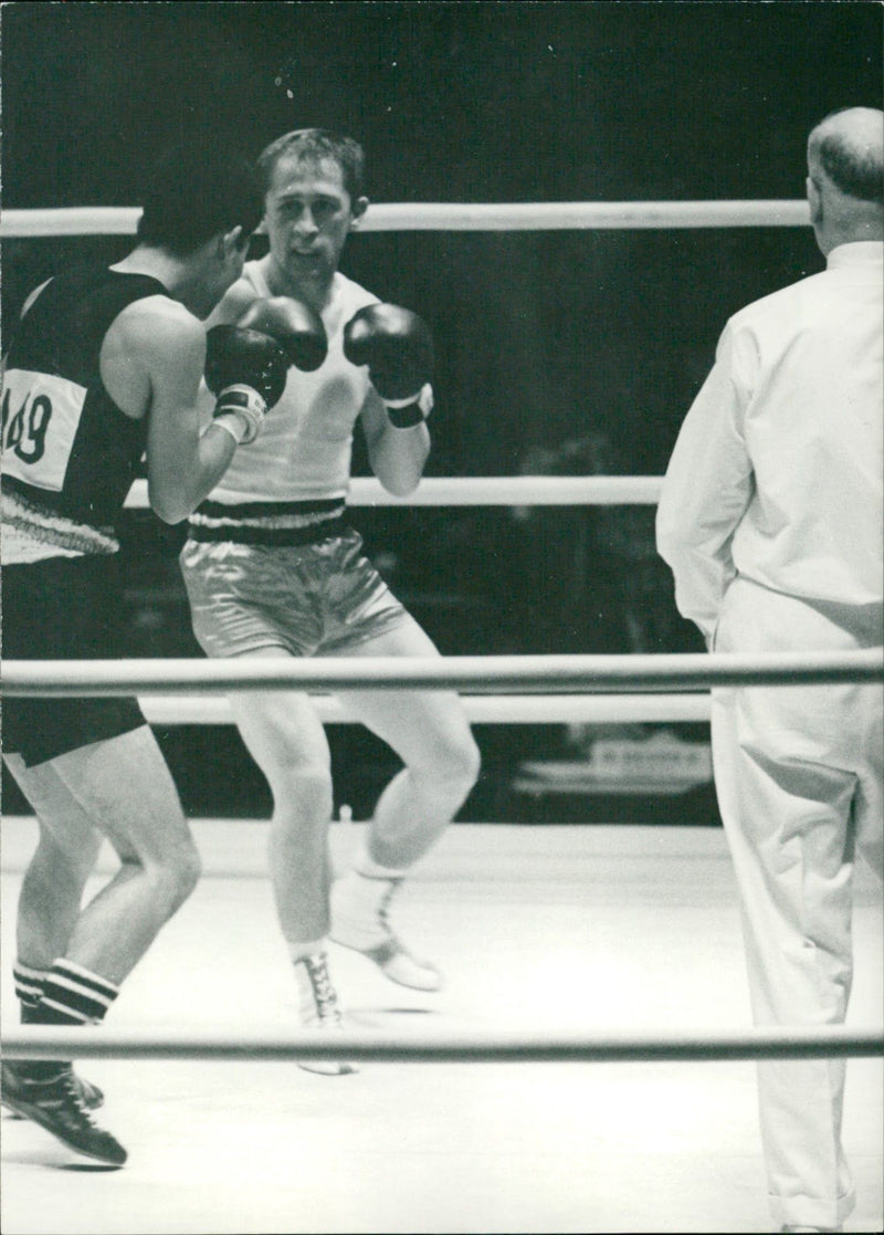 1964 Summer Olympics - Boxing - Vintage Photograph