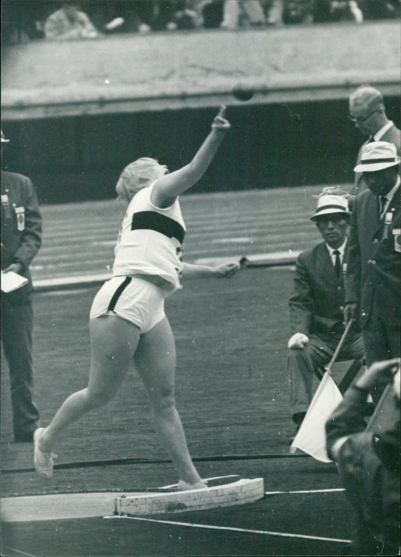 The Olympic Games - Shot Put - Vintage Photograph