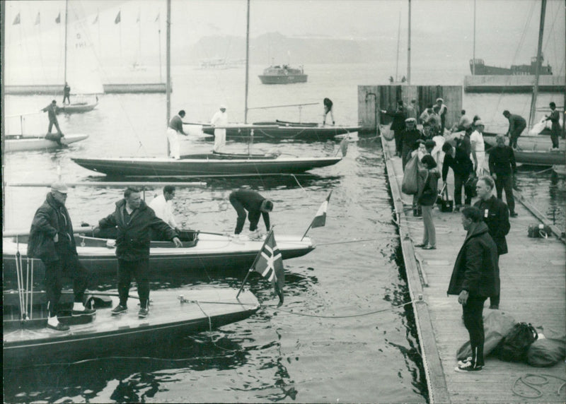 Olympia Tokyo - The sailing competition - Vintage Photograph