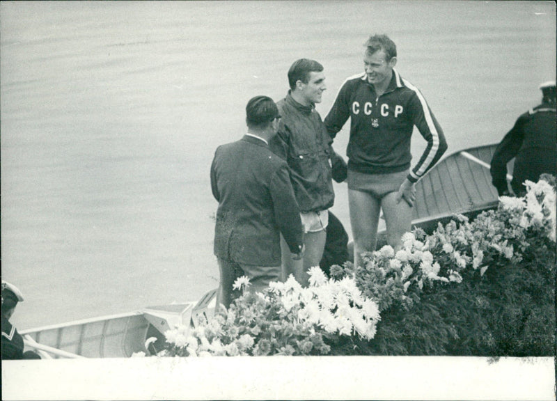 Olympic Games in Tokyo - resting phase - Vintage Photograph