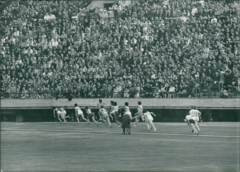 Olympic Games - Athletes in the sprint - Vintage Photograph