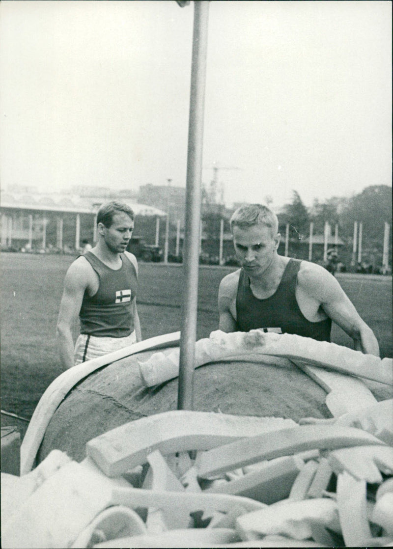 Olympic Games - Athlete Pauli Nevala - Vintage Photograph