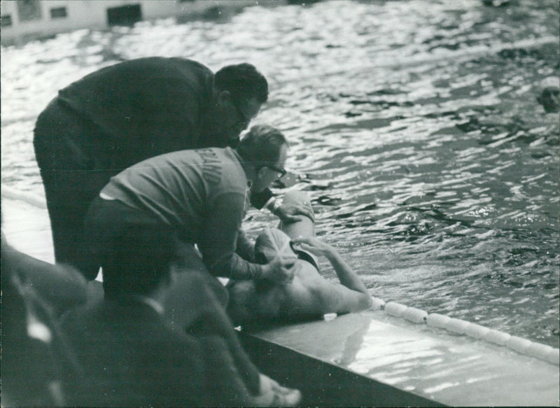 Olympia Tokio 1964, Schwimmen - Vintage Photograph