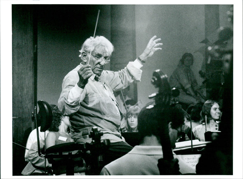 Leonard Bernstein - Vintage Photograph