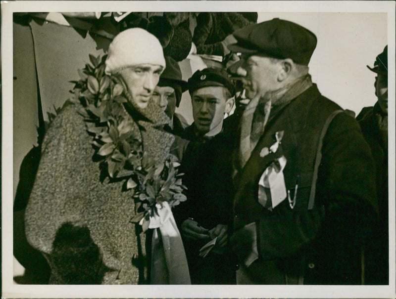 Arthur Häggblad Vasaloppet 1940 - Vintage Photograph
