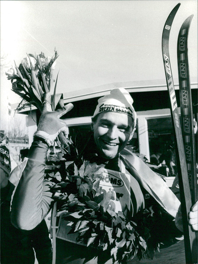 Ola Hassis, winner of the 1979 Vasaloppet - Vintage Photograph