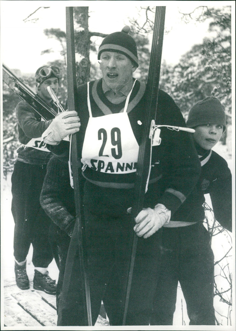 Bengt Eriksson, Swedish skier - Vintage Photograph