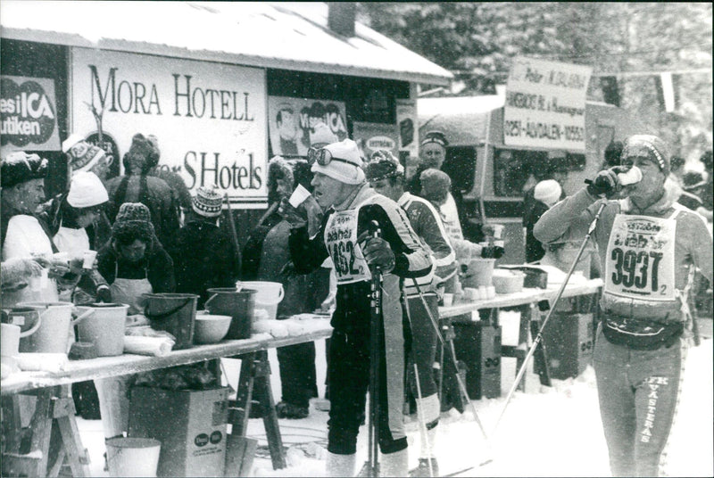 Vasaloppet 1978. Fluid control - Vintage Photograph