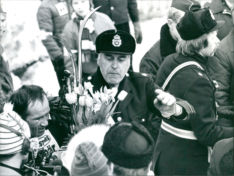 Ivan Garanin, winner of the Vasaloppet 1977 - Vintage Photograph