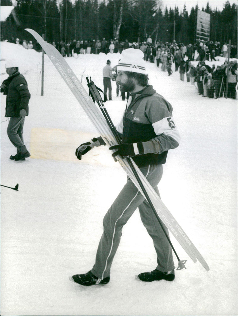 Thomas Wassberg, Vasaloppet 1984 - Vintage Photograph