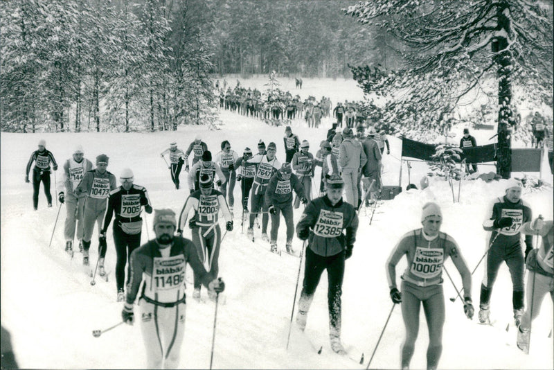 Vasaloppet 1988 - Vintage Photograph