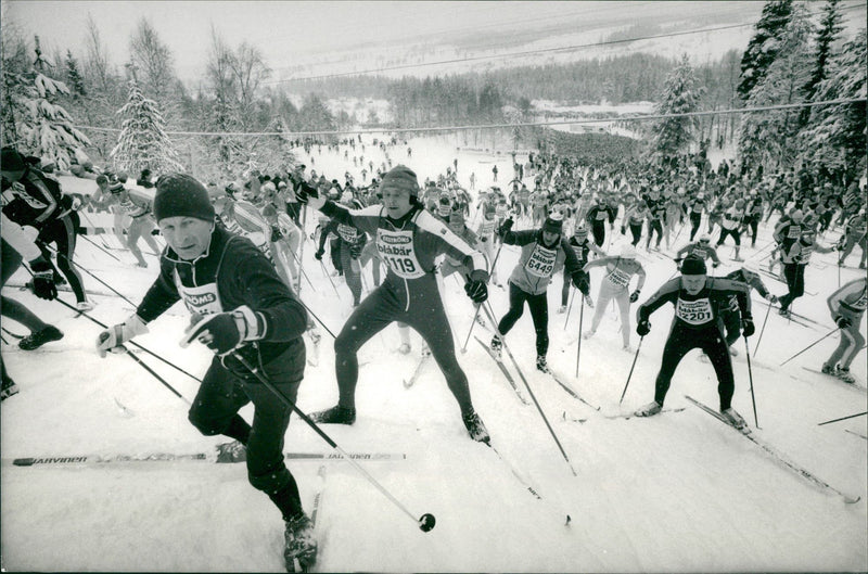 Vasaloppet 1988 - Vintage Photograph