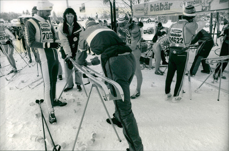 Nils-Åke Blom, Annebergs GoIF, Vasaloppet 1988 - Vintage Photograph