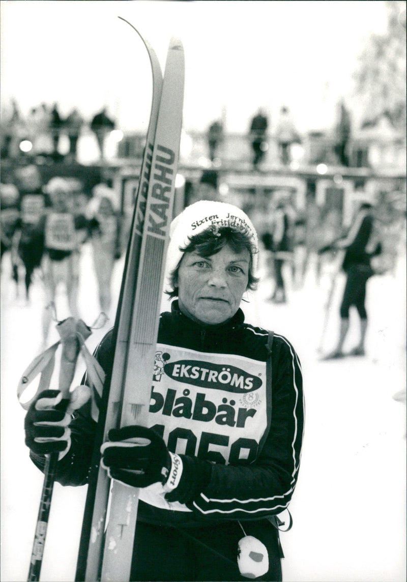 GunvorZeidlitz, 5838th place Vasaloppet 1988 - Vintage Photograph