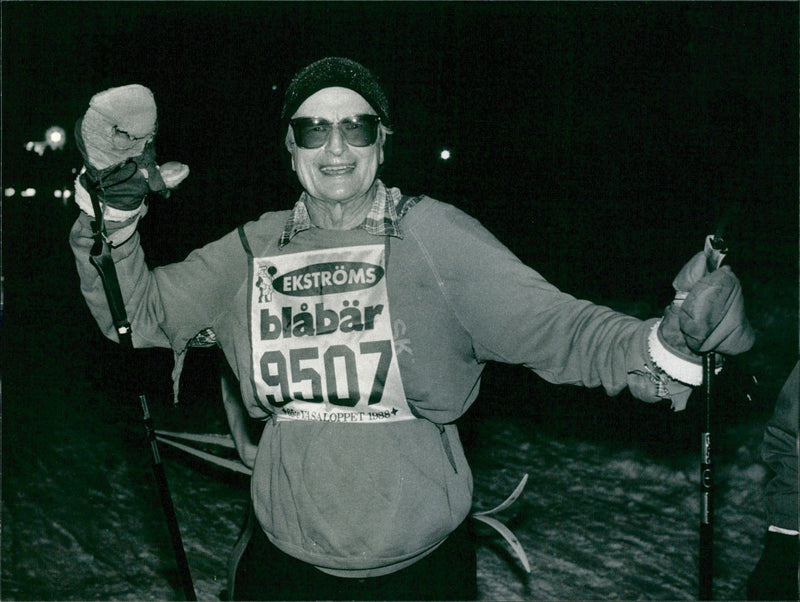 Staffan Hasselberg, Vasaloppet 1988 - Vintage Photograph