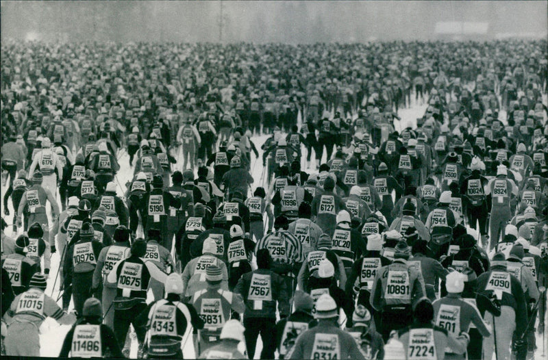 Vasaloppet 1985 - Vintage Photograph