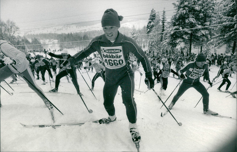 Vasaloppet 1988 - Vintage Photograph