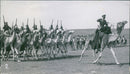 Libyan camel riders - Vintage Photograph