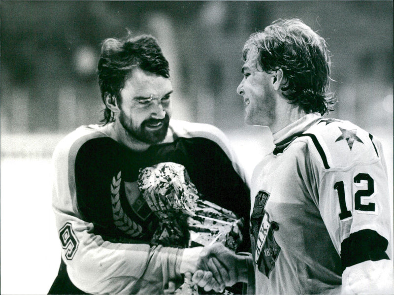 Mats Ulander Ice Hockey - Vintage Photograph