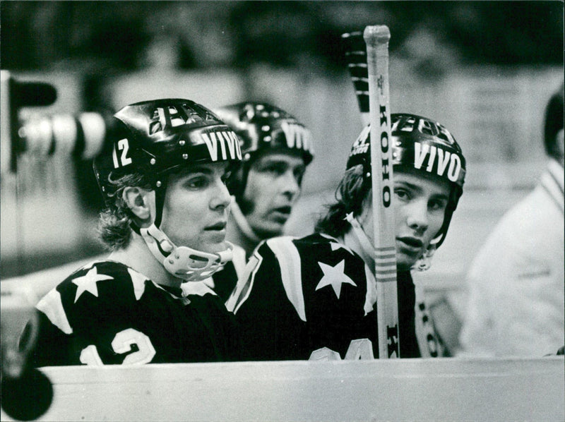 Mats Ulander ice hockey - Vintage Photograph