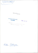 Håkan Södergren ice hockey - Vintage Photograph