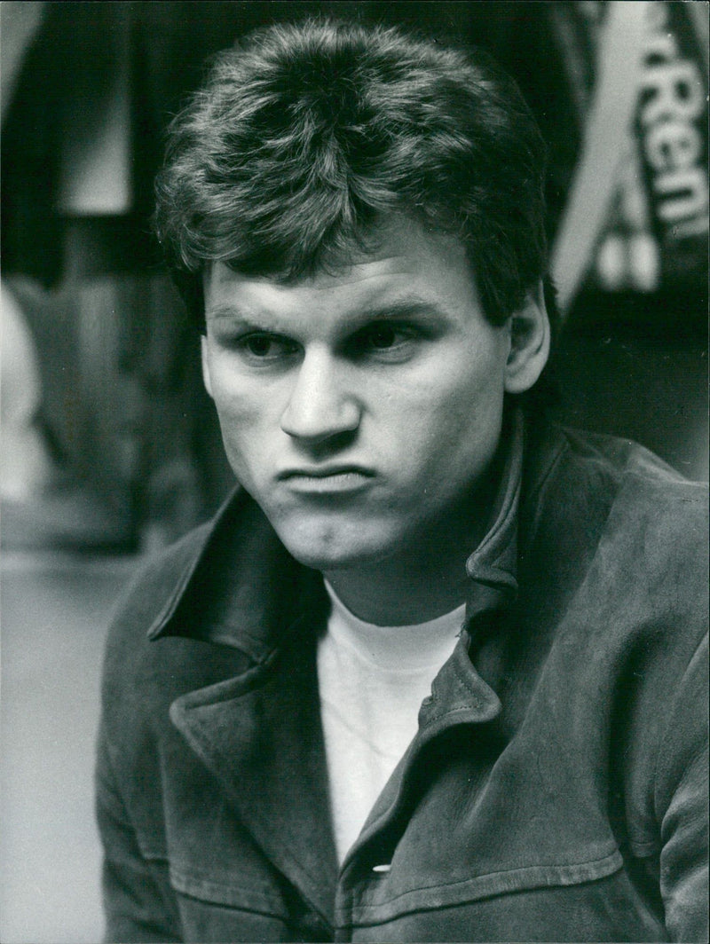 Håkan Södergren ice hockey - Vintage Photograph