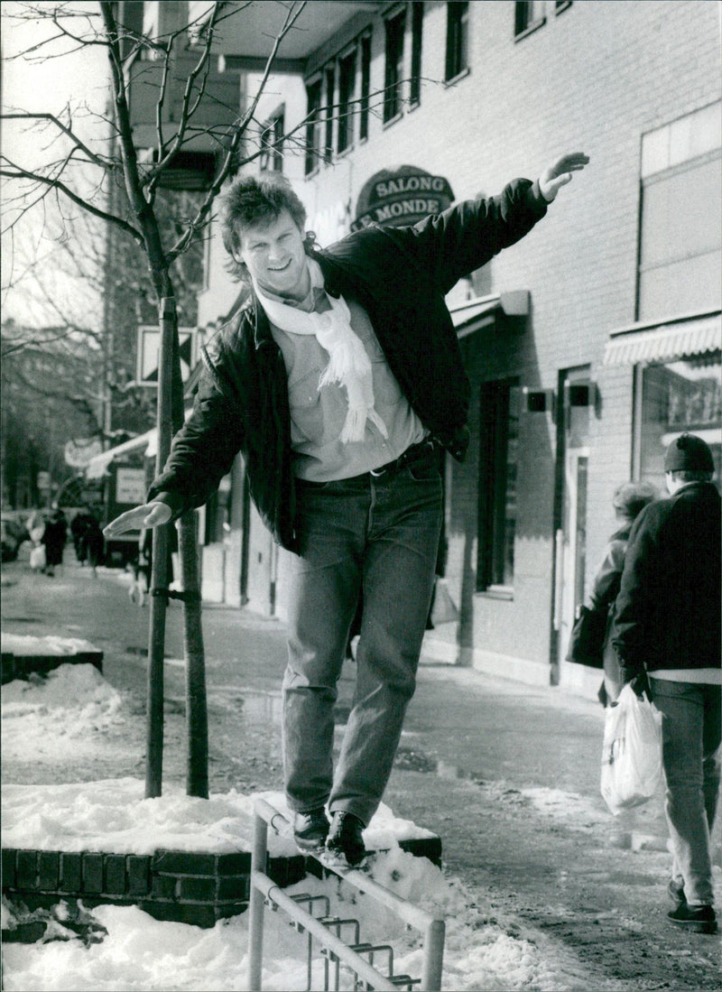 Håkan Södergren ice hockey - Vintage Photograph