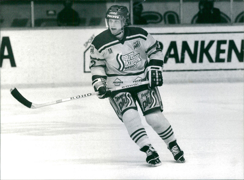 Håkan Södergren ice hockey - Vintage Photograph