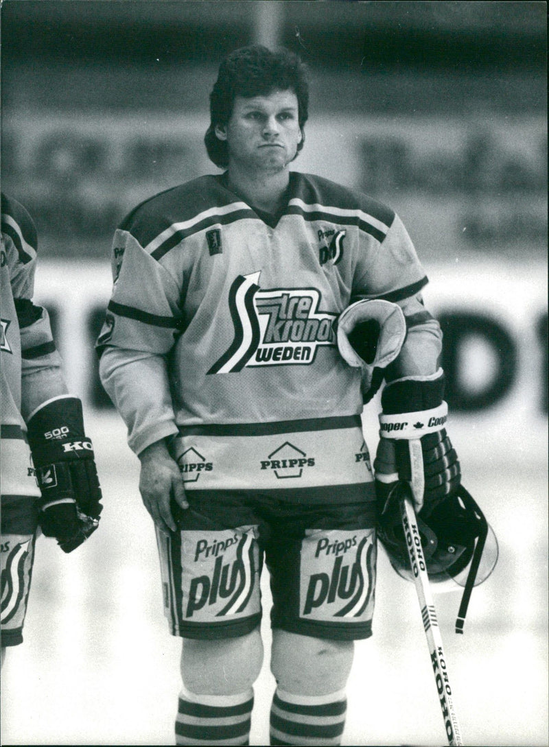 Håkan Södergren ice hockey - Vintage Photograph