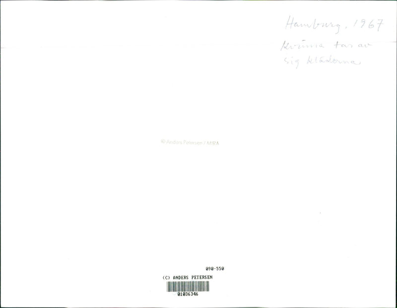1967 KRUMA ITSELF BUNKERS HAMBURG - Vintage Photograph