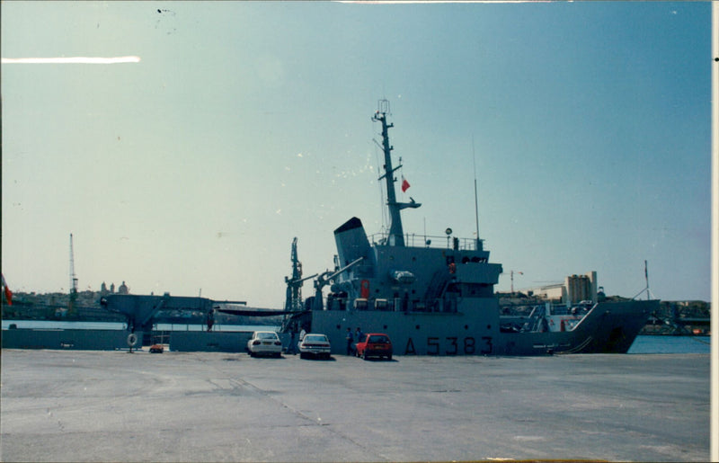 Naval Ships (Italian Vessels) - Vintage Photograph