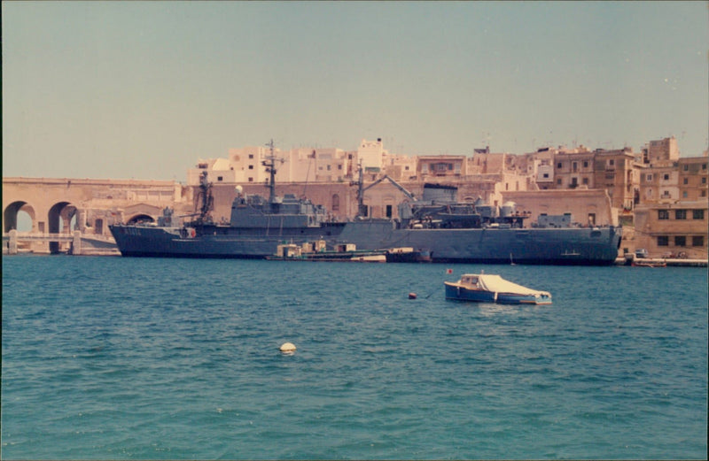 Naval Ship - Vintage Photograph