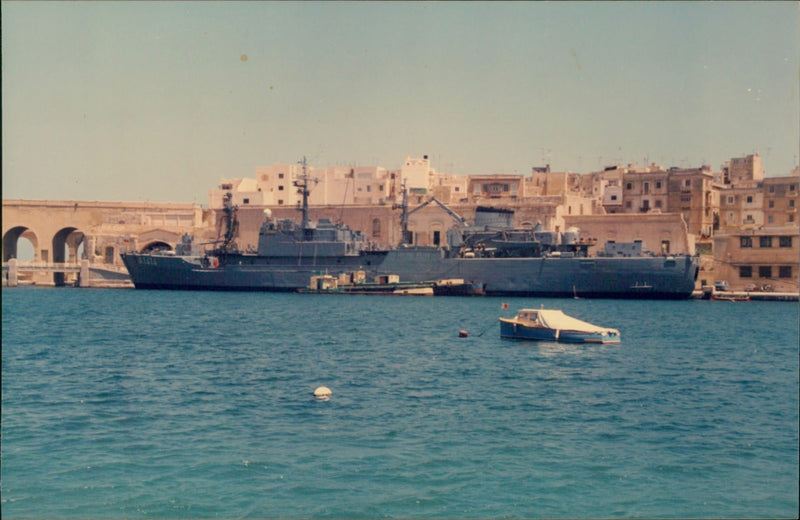 Naval Ship - Vintage Photograph