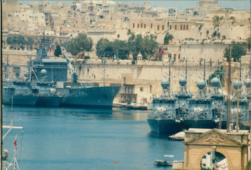 Minesweepers - Vintage Photograph