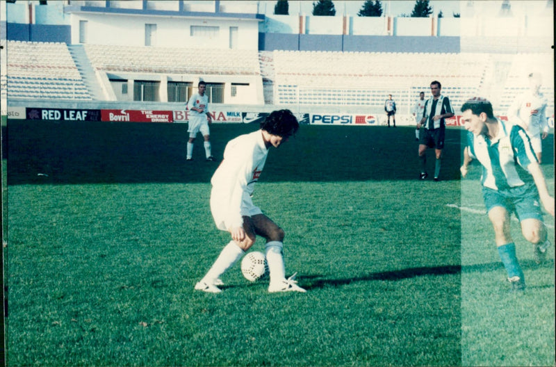 Floriana vs Valletta Coca-Cola Premier League 1996 - Vintage Photograph