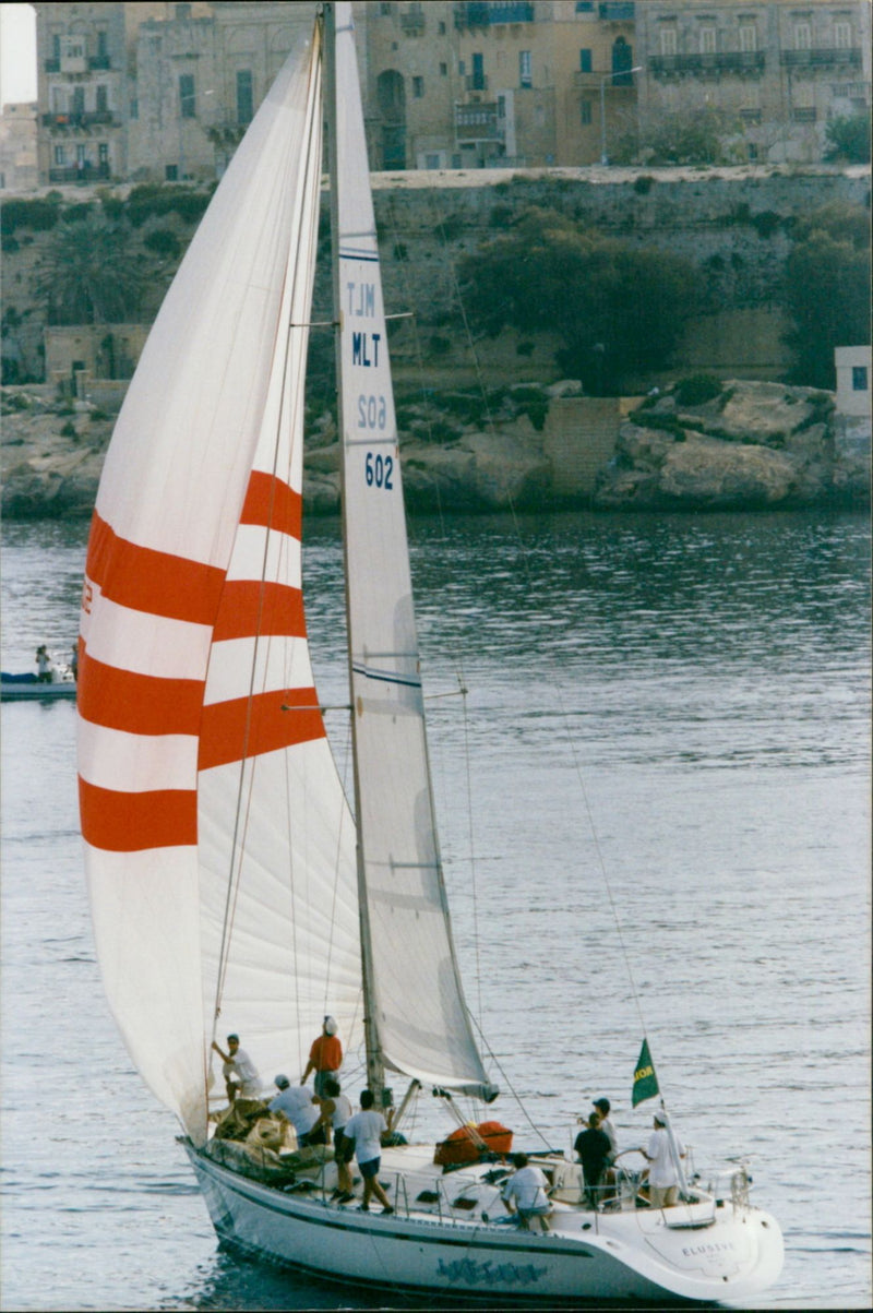 Sailing, Rolex Middle Sea Race - Vintage Photograph