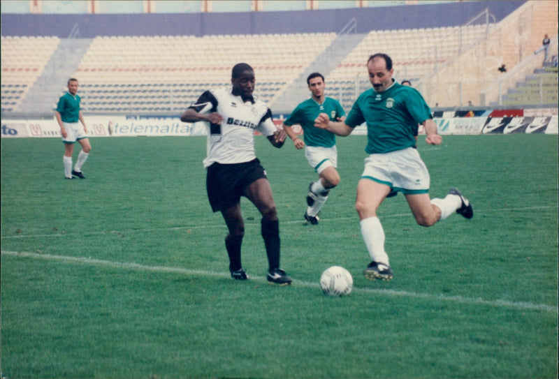 Floriana FC 1 v Hibernians FC 1 - Vintage Photograph