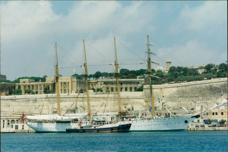 Naval ship - Vintage Photograph