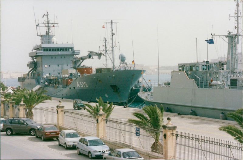 NATO Squadron on Welcome Break. - Vintage Photograph