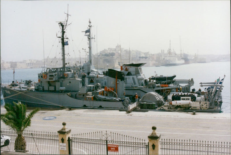 NATO Squadron on Welcome Break. - Vintage Photograph