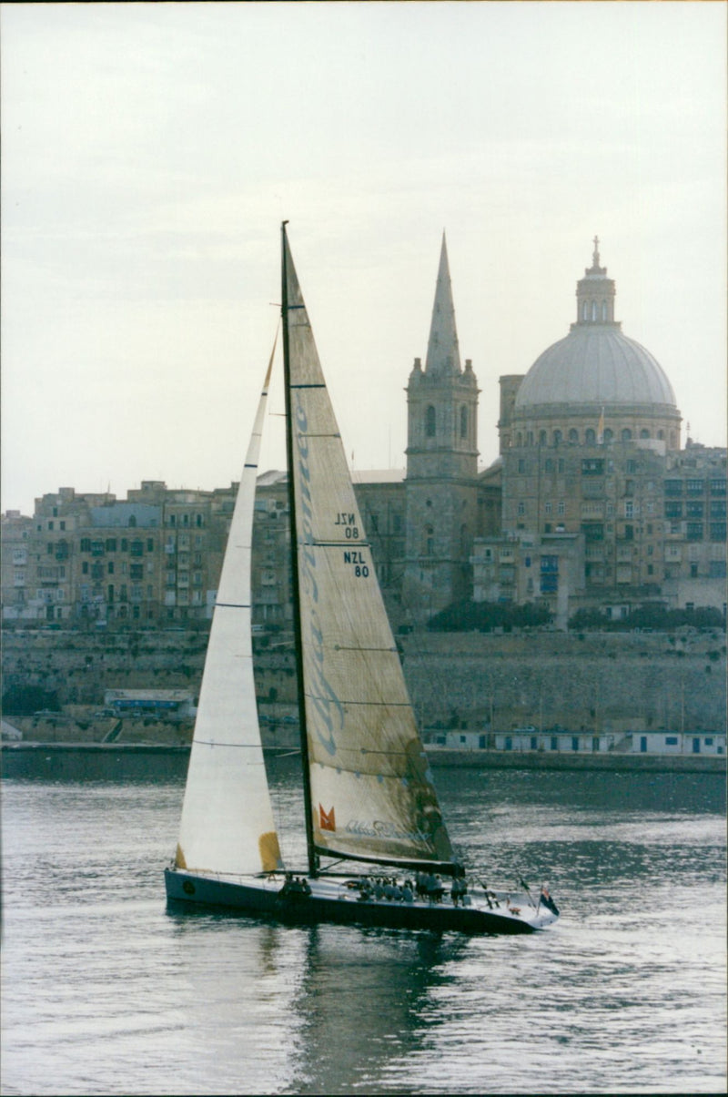 Sailing, Rolex Middle Sea Race - Vintage Photograph