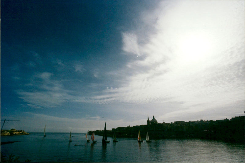 Sailing, Rolex Middle Sea Race - Vintage Photograph