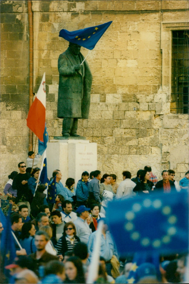 2003 Maltese general election - Vintage Photograph