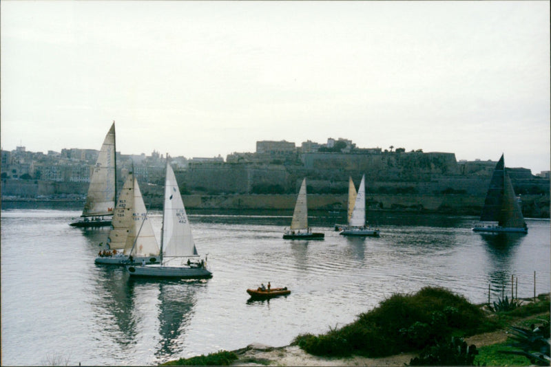 Sailing, Rolex Middle Sea Race - Vintage Photograph