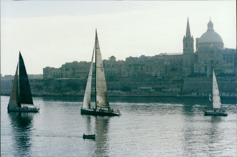 Sailing, Rolex Middle Sea Race - Vintage Photograph