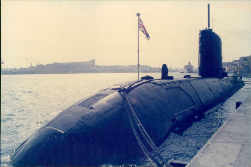 British Submarine - Vintage Photograph