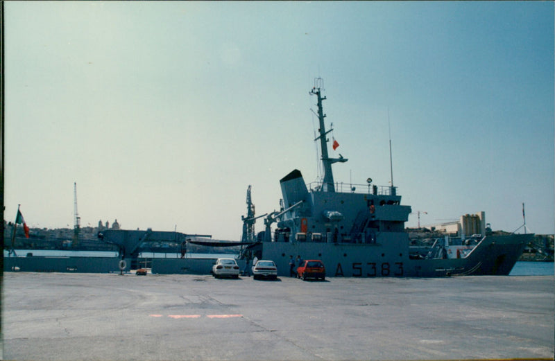 Naval Ships (Italian Vessels) - Vintage Photograph