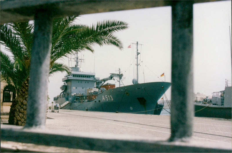NATO Squadron on Welcome Break. - Vintage Photograph
